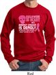 Mens Sweatshirt Halloween Scary Breast Cancer Deadly Sweat Shirt