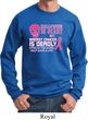 Mens Sweatshirt Halloween Scary Breast Cancer Deadly Sweat Shirt