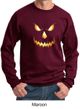 Mens Sweatshirt Pumpkin Head Sweat Shirt