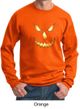 Mens Sweatshirt Pumpkin Head Sweat Shirt