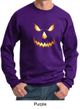 Mens Sweatshirt Pumpkin Head Sweat Shirt