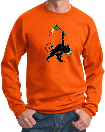 Mens Sweatshirt Rasta Triangle Sweat Shirt