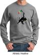 Mens Sweatshirt Rasta Triangle Sweat Shirt