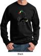 Mens Sweatshirt Rasta Triangle Sweat Shirt