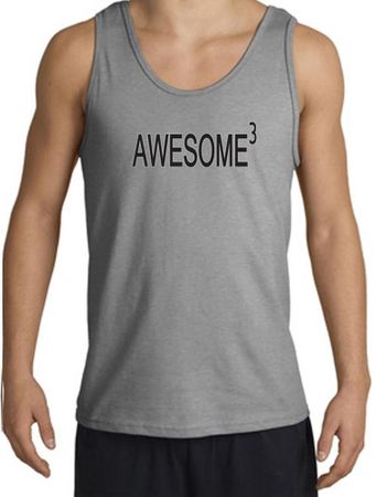 Mens Tanktop Awesome Cubed Tank Top