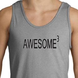 Mens Tanktop Awesome Cubed Tank Top