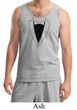 Mens Tanktop Basic Black Tuxedo Tank Top