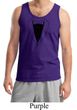 Mens Tanktop Basic Black Tuxedo Tank Top