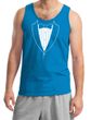 Mens Tanktop Basic White Tuxedo Tank Top