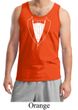 Mens Tanktop Basic White Tuxedo Tank Top