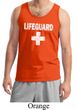 Mens Tanktop Distressed Lifeguard Tank Top