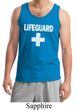 Mens Tanktop Distressed Lifeguard Tank Top