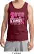Mens Tanktop Halloween Scary Breast Cancer Deadly Tank Top