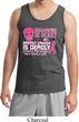 Mens Tanktop Halloween Scary Breast Cancer Deadly Tank Top