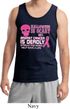 Mens Tanktop Halloween Scary Breast Cancer Deadly Tank Top