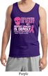 Mens Tanktop Halloween Scary Breast Cancer Deadly Tank Top