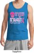 Mens Tanktop Halloween Scary Breast Cancer Deadly Tank Top
