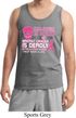 Mens Tanktop Halloween Scary Breast Cancer Deadly Tank Top