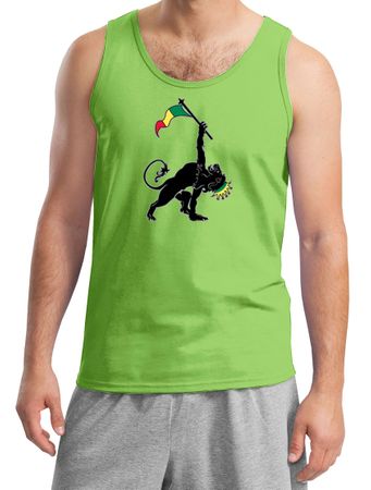 Mens Tanktop Rasta Triangle Tank Top