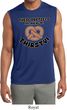 Mens Thirsty Pretzels Sleeveless Moisture Wicking Tee T-Shirt
