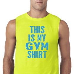 Mens This Is My Gym Shirt Sleeveless Shirt