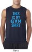 Mens This Is My Gym Shirt Sleeveless Shirt