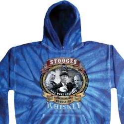 Mens Three Stooges Hoodie Moonshine Whiskey Tie Dye Hoody Mens Three Stooges Hoodie Moonshine Whiskey Tie Dye Hoody