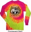 Mens Three Stooges Moonshine Whiskey Long Sleeve Tie Dye Tee T-shirt