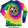 Mens Three Stooges Moonshine Whiskey Long Sleeve Tie Dye Tee T-shirt