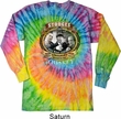 Mens Three Stooges Moonshine Whiskey Long Sleeve Tie Dye Tee T-shirt