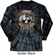 Mens Three Stooges Moonshine Whiskey Long Sleeve Tie Dye Tee T-shirt