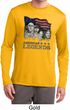 Mens Three Stooges Rushmorons Dry Wicking Long Sleeve Tee T-Shirt