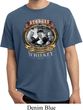 Mens Three Stooges Shirt Moonshine Whiskey Pigment Dyed Tee T-Shirt