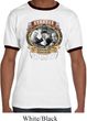 Mens Three Stooges Shirt Moonshine Whiskey Ringer Tee T-Shirt