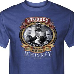 Mens Three Stooges Shirt Moonshine Whiskey Tall Tee T-Shirt Mens Three Stooges Shirt Moonshine Whiskey Tall Tee T-Shirt