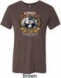 Mens Three Stooges Shirt Moonshine Whiskey Tri Blend Crewneck Tee
