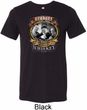 Mens Three Stooges Shirt Moonshine Whiskey Tri Blend Crewneck Tee