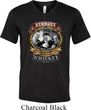 Mens Three Stooges Shirt Moonshine Whiskey Tri Blend V-neck T-Shirt