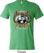Mens Three Stooges Shirt Moonshine Whiskey Tri Blend V-neck T-Shirt