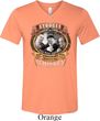 Mens Three Stooges Shirt Moonshine Whiskey Tri Blend V-neck T-Shirt