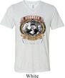 Mens Three Stooges Shirt Moonshine Whiskey Tri Blend V-neck T-Shirt
