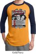 Mens Three Stooges Shirt Nyukleheads Garage Raglan Tee T-Shirt