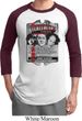 Mens Three Stooges Shirt Nyukleheads Garage Raglan Tee T-Shirt