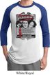 Mens Three Stooges Shirt Nyukleheads Garage Raglan Tee T-Shirt