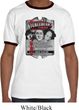 Mens Three Stooges Shirt Nyukleheads Garage Ringer Tee T-Shirt