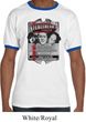Mens Three Stooges Shirt Nyukleheads Garage Ringer Tee T-Shirt