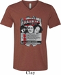 Mens Three Stooges Shirt Nyukleheads Garage Tri Blend V-neck T-Shirt