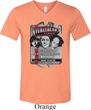 Mens Three Stooges Shirt Nyukleheads Garage Tri Blend V-neck T-Shirt