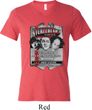 Mens Three Stooges Shirt Nyukleheads Garage Tri Blend V-neck T-Shirt