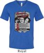 Mens Three Stooges Shirt Nyukleheads Garage Tri Blend V-neck T-Shirt